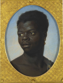 Maurice Quentin de La Tour, Portrait d’un jeune Noir, 1741, pastel, exposition Le trait et l'ombre
