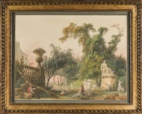 Vue recomposée du parc de Sceaux, 1795