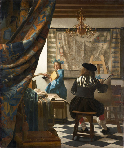 Johannes Vermeer, Allégorie de la Peinture ou L’Atelier