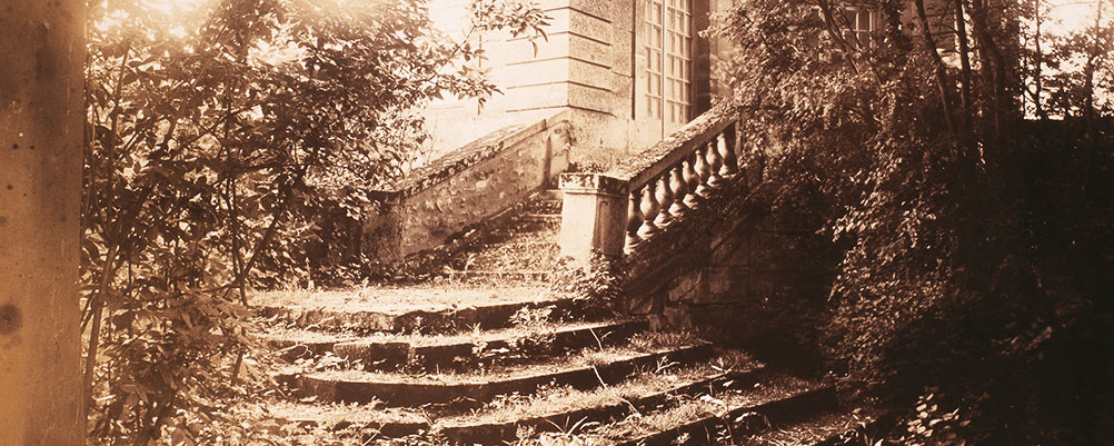 Pavillon de l'Aurore, escalier nord - Eugène Atget