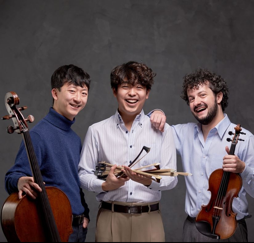 Les trois musiciens du trio Pantoum 